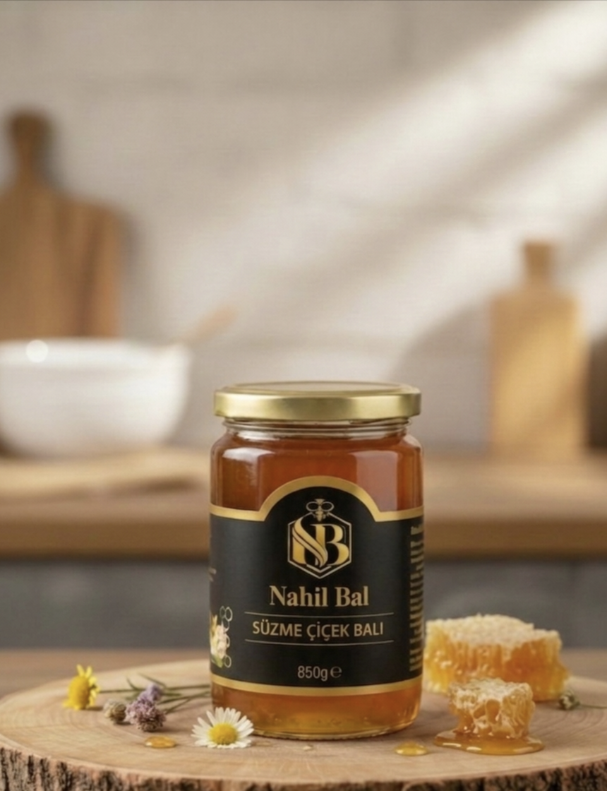 Süzme çiçek balı
